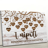 I miei nipoti - Tela per nonni