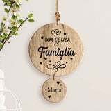La nostra Famiglia - Ciondolo in legno per famiglia