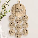 Nipoti - Ciondolo in legno dei nonni