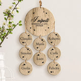 Nipoti - Ciondolo in legno dei nonni