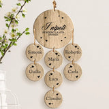 Nipoti - Ciondolo in legno dei nonni