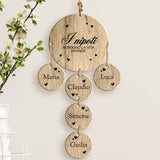 Nipoti - Ciondolo in legno dei nonni