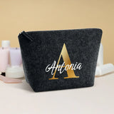 Iniziale - Borsa cosmetica in feltro