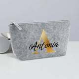 Iniziale - Borsa cosmetica in feltro