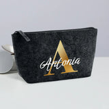 Iniziale - Borsa cosmetica in feltro