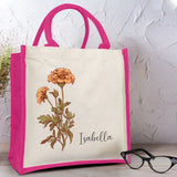 Il tuo fiore - Borsa colorata personalizzata