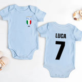 Pazzi per il calcio - Body per bebè personalizzato per veri tifosi di calcio
