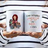 Amante dei Libri - Tazza per amici