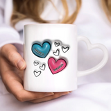 Heller Herz Tasse