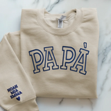 Navy auf Beige