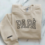 beiger Pullover personalisierbar - gefertigt von Love & Faith