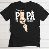 Il miglior papà del mondo - Maglietta scura
per genitori