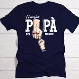 Il miglior papà del mondo - Maglietta scura
per genitori