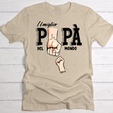 Il miglior papà del mondo - Maglietta per genitori