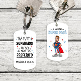 Super Papà - Portachiavi personalizzato per genitori
