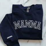 navyblauer Pullover personalisierbar - gefertigt von Love & Faith