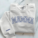 weißer Pullover personalisierbar - gefertigt von Love & Faith