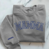 grauer Pullover personalisierbar - gefertigt von Love & Faith