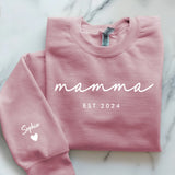 rosa Pullover personalisierbar - gefertigt von Love & Faith