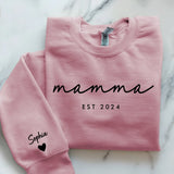 rosa Pullover personalisierbar - gefertigt von Love & Faith