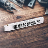 Giù le mani! - Metro pieghevole per i genitori