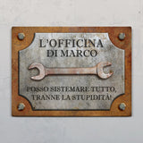 Per gli hobbisti - Cartello per porta per amanti del fai da te