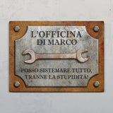 Per gli hobbisti - Cartello per porta per amanti del fai da te