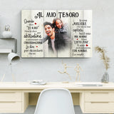 Il mio lieto fine (per lui) - Tela per coppie