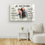 Il mio lieto fine (per lui) - Tela per coppie