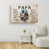 Al nostro papà - Tela per genitori