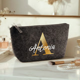 Iniziale - Borsa cosmetica in feltro