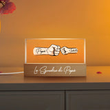 LED Night Light anlegen Acylric Plate - 15cm wide v2