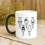 Regalo personalizzato - tazza magica termosensibile con nome personalizzato - realizzata da Love & Faith