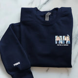 Il Papà – Maglione personalizzato per papà e nonno con caricamento foto sul petto
