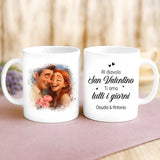 Regalo personalizzato - tazza bianca con frase e nome personalizzati - realizzata da Love & Faith