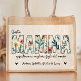 Questa Mamma – Borsa personalizzata per mamma e nonna