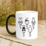 Regalo personalizzato - tazza magica termosensibile con nome personalizzato - realizzata da Love & Faith
