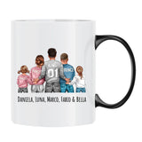 Tazza personalizzata per papà con stampa in sublimazione, personalizzabile con nome e design per la festa del papà – Motiv 10