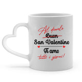 Tazza personalizzata per coppie San Valentino con stampa sublimazione Ti amo sempre di più – Motiv 6