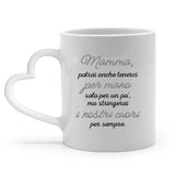 Tazza personalizzabile Per sempre per genitori con nome, stampa nitida, adatta lavastoviglie e microonde – Motiv 5