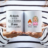 Tazza personalizzabile Ti amiamo per genitori, sublimazione nitida, lavastoviglie – Motiv 4