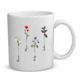 Tazza personalizzabile per nonni Il giardino della nonna, con stampa nitida e design personalizzato – Motiv 3