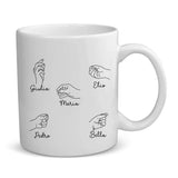 Tazza personalizzabile Fiori per la mamma con stampa precisa, adatta a lavastoviglie e microonde – Motiv 3