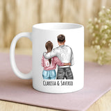 Regalo personalizzato - tazza bianca con frase e nome personalizzati - realizzata da Love & Faith