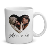 Tazza personalizzata per coppia San Valentino con stampa nitida, adatta a lavastoviglie e microonde – Motiv 3