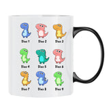 Tazza personalizzata Papasaurus per genitori - caffè tè con stampa sublimazione – Motiv 9