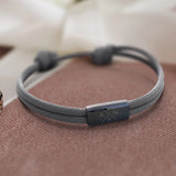 Legami – Bracciale personalizzato con iniziali e simbolo incisi
