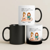 Regalo personalizzato - tazza magica termosensibile con nome personalizzato - realizzata da Love & Faith
