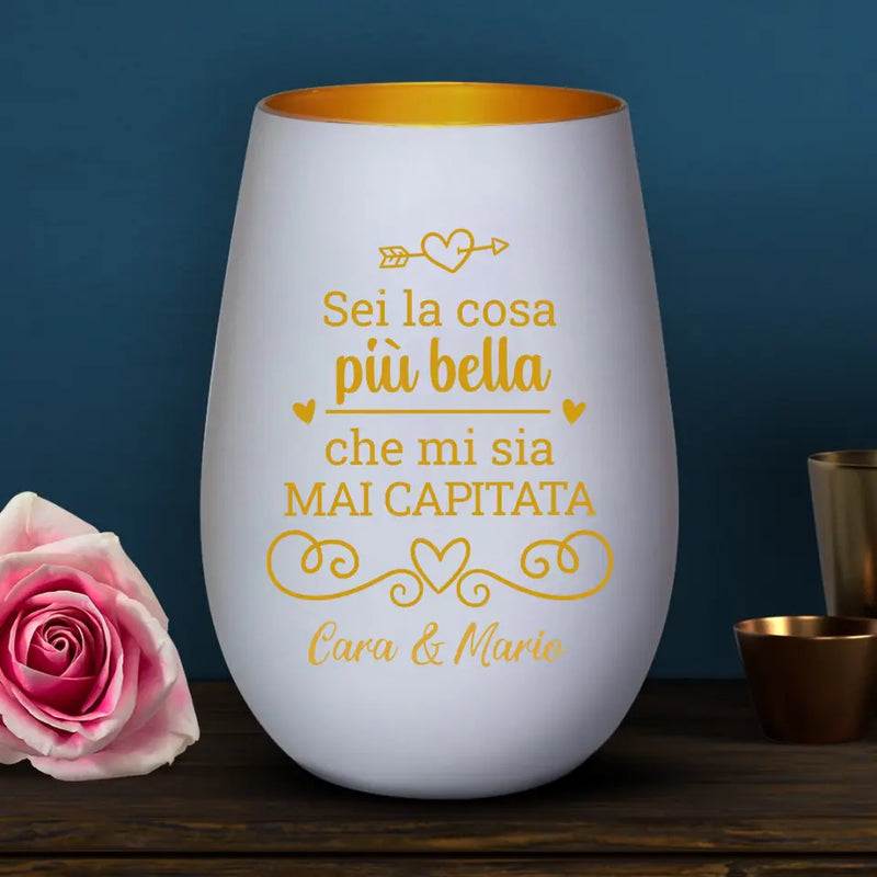 Lanterna personalizzata per coppia - Idee regalo per il mio amore