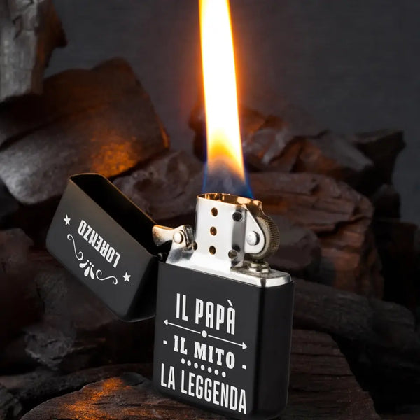 Accendino Elettrico Ricaricabile Personalizzato Con Foto - Regalo Per Uomini, Papà, Compleanni - Foto 7